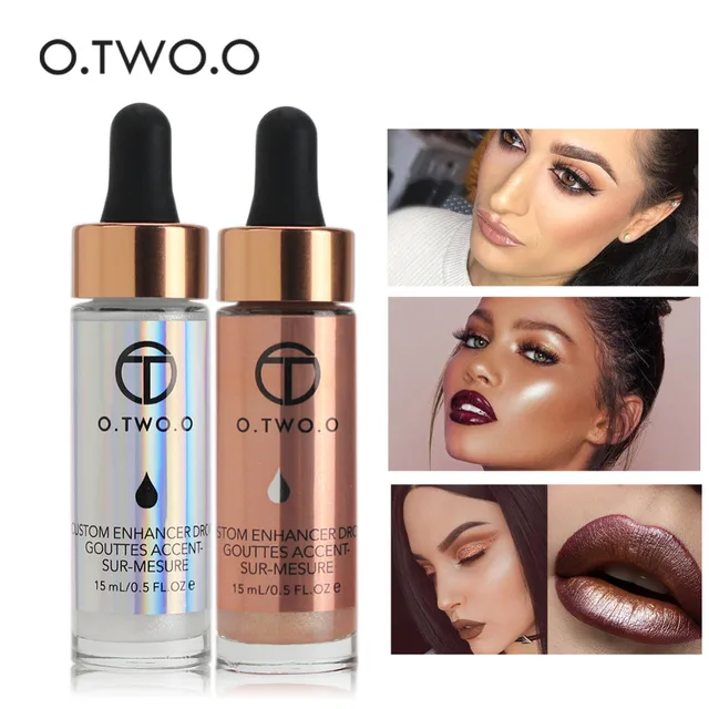 O.TWO.O Liquid Highlighter Illuminating Bronzing Drops Makeup Ultra