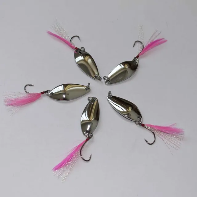 free shipping 50pcs/lot 2.5g trout lure freshwater fishing lure spoon