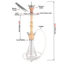 Большой размер, высокое качество, деревянный кальян,, китайский деревянный кальян