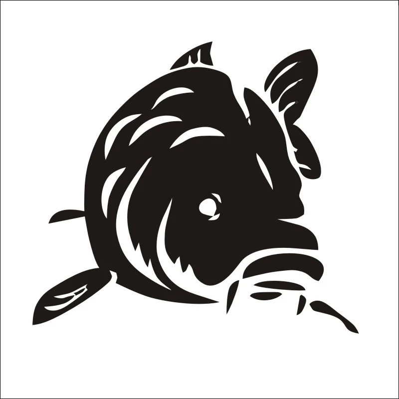 DCTAL  car Fishing Sticker car styling programa Catfish Hunter Pesca divertido Cuerpo Adhesivos Accesorios fishing decal  F4-1