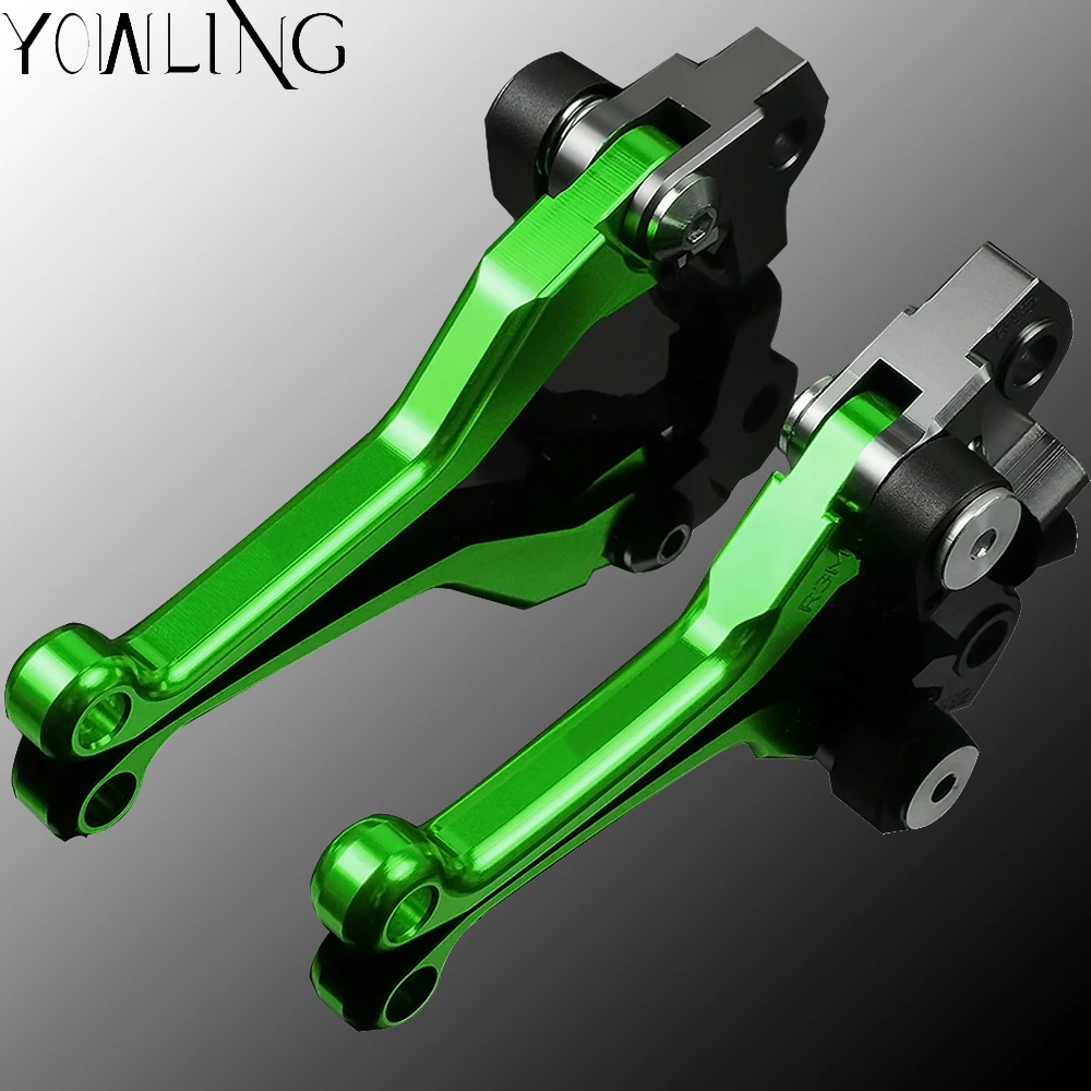 Frenos de motocicleta palancas de freno de Motocross mango de palancas para Kawasaki KX250F KXF 250 KX250 F 2013 2014 2015 2016 2017 2018 Frenos de motocicleta palancas de freno de Motocross mango de palancas para Kawasaki KX250F KXF 250 KX250 F 2013 2014 2015 2016 2017 2018