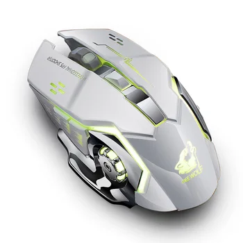 

X8 2.4G Wireless Silent Gamer Mouse LED Backlit USB Optical Ergonomic Rechargeable Gaming Mouse for PC Notebook Gamer Mouse