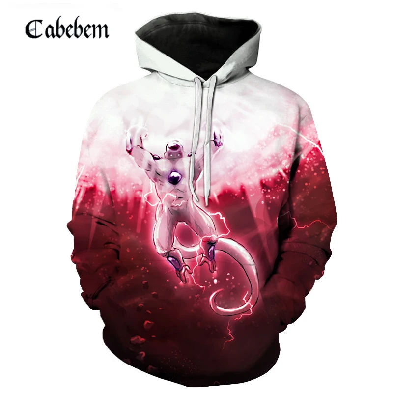 

Animation Dragon Ball Z3D Digital Printed Pullovers and Hats Fashion Leisure Men's Pockets and Hats Sportswear New Autumn 2019