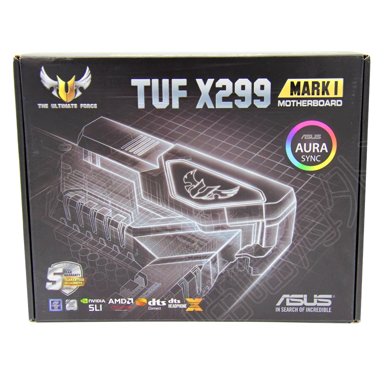  Asus TUF X299 MARK 1 X299 LGA 2066 DDR4 Dual M.2 USB 3.1 Desktop motherboard new original