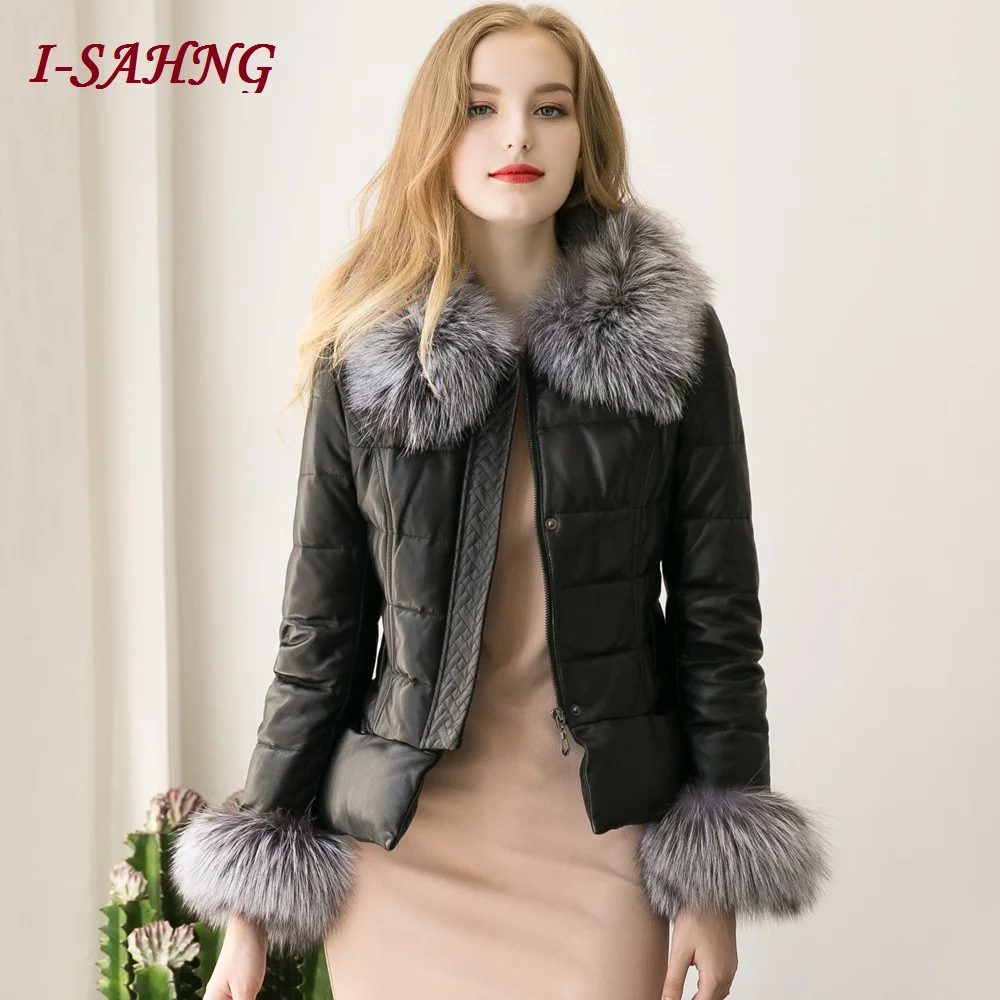 Plus Size Women Elegant Winter Party Outerwear Thick Warm Fur Leather