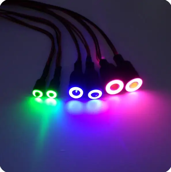 Free Shipping font b RC b font font b Car b font headlight Round light lamps