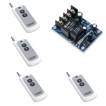 

Latest DC 12V 24V 36V 48V 1CH Wireless Remote Control Switch Two Button Transmitters & Receiver 1CH Relay Smart Home 315/433Mhz
