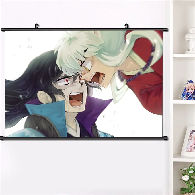 Аниме-Косплей higuurashi Kagome Kikyou cosplay настенный плакат домашний декор 40 × 60 см - Цвет: K