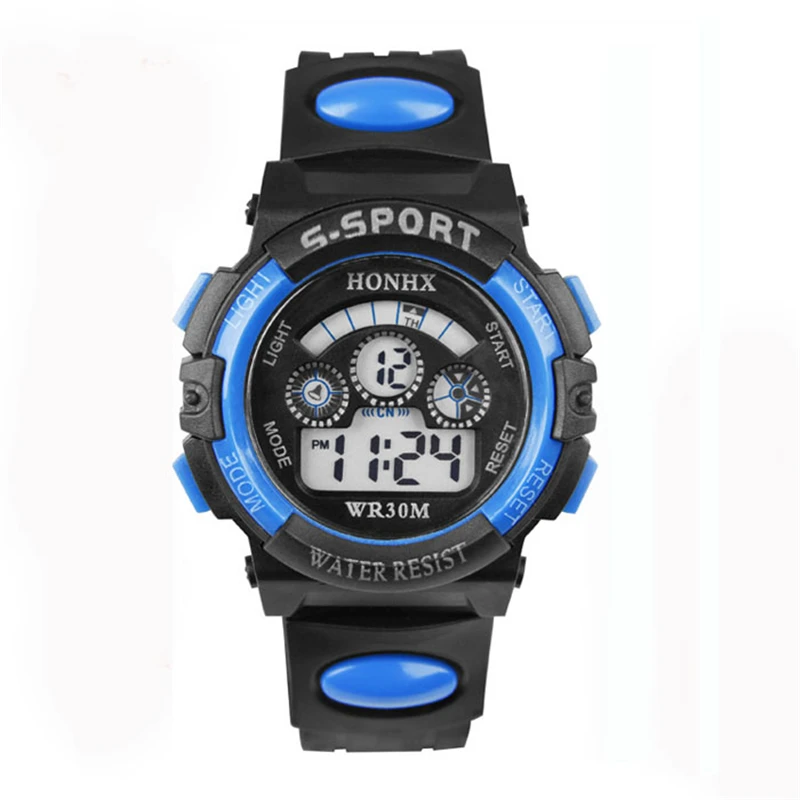 

Relojes Hombre 2018 Waterproof Children Boy Digital LED Quartz Alarm Date Sports Wrist Watch Boys Watches Top Brand Luxury