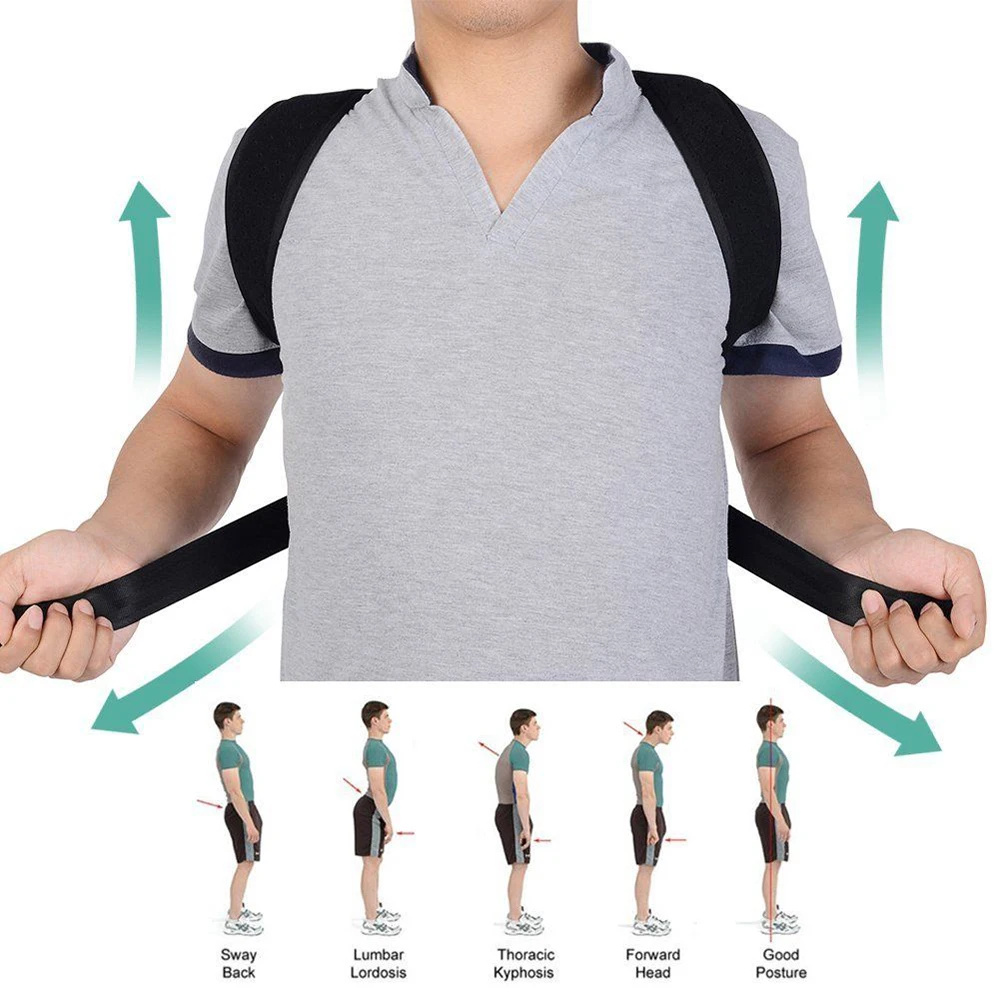 CFR поддерживающий ремень для спины Корректор осанки плечевой бандаж Ортопедический Корсет сколиозный пояс для поддержки спины для мужчин и женщин