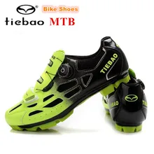 TIEBAO Cycling Shoes Men Women 2018 zapatillas deportivas mujer Pro Mountain Bike Shoes PU Breathable Self-locking Bicycle Shoes