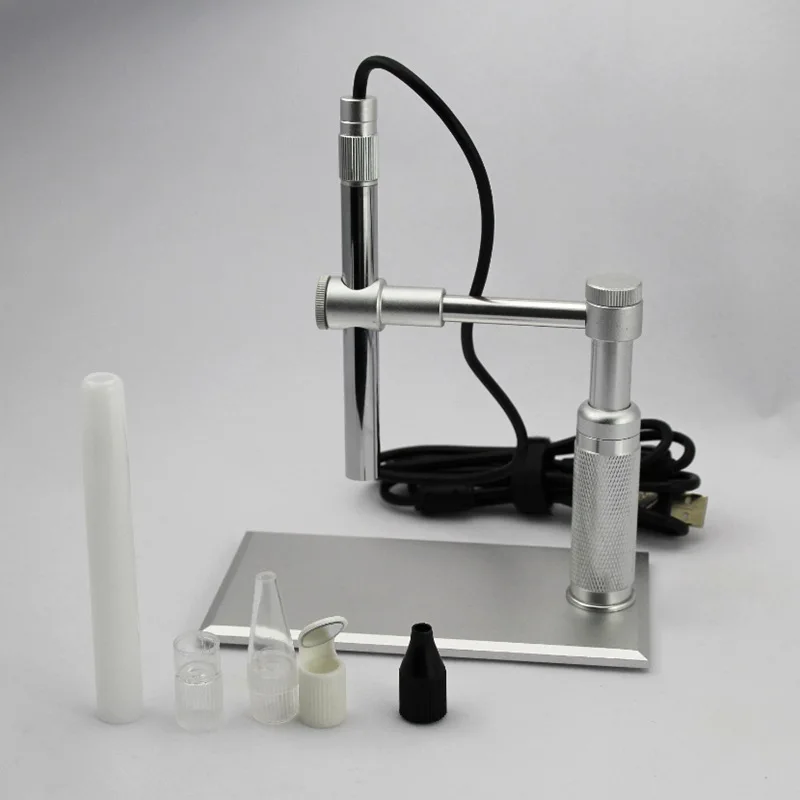 

8LED 500x USB Digital Microscope Video Camera Magnifier HD Electron Microscope Metal Base Stand