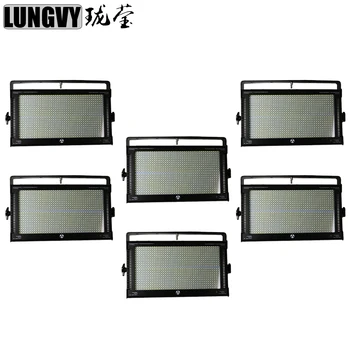 

Free Shipping 6pcs/lot Strong Flash White 1000W LED DMX Strobe Stage Light Professional DJ Disco Light