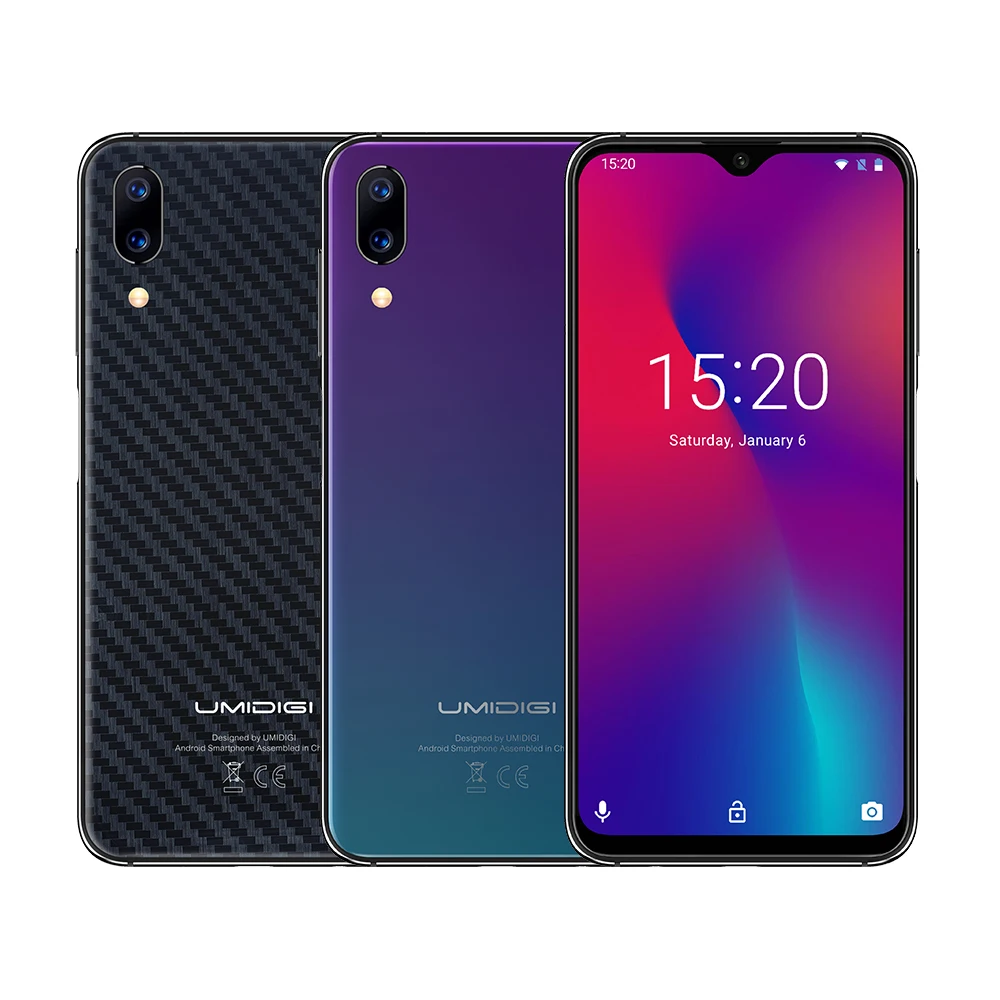 UMIDIGI One Max, глобальная версия, четыре ядра, 4 Гб, 128 ГБ, 6,3 дюйма, полный дисплей, двойная камера, NFC, беспроводное зарядное устройство, для лица, ID, смартфона