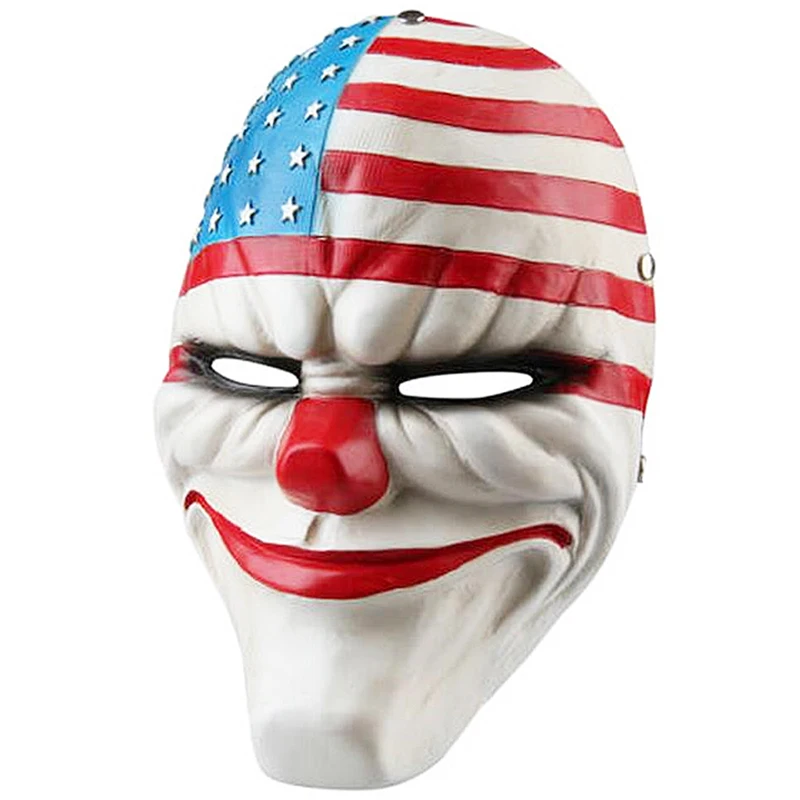 Маскарадная маска для Хэллоуина PAYDAY 2/dallas национальная с флагом США/качественная