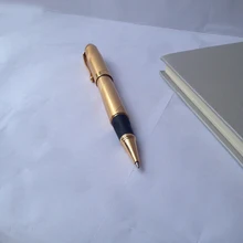 Горячая новинка, Прямая поставка, роскошная шариковая ручка золотистого цвета, персонализированные ручки, 5 шт. в партии, распродажа