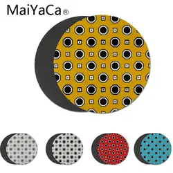 MaiYaCa Новый Персонализированные печати Мышь pad четыре углу шестигранной небольшой Размеры круглый Мышь Pad Нескользящие резиновые Pad