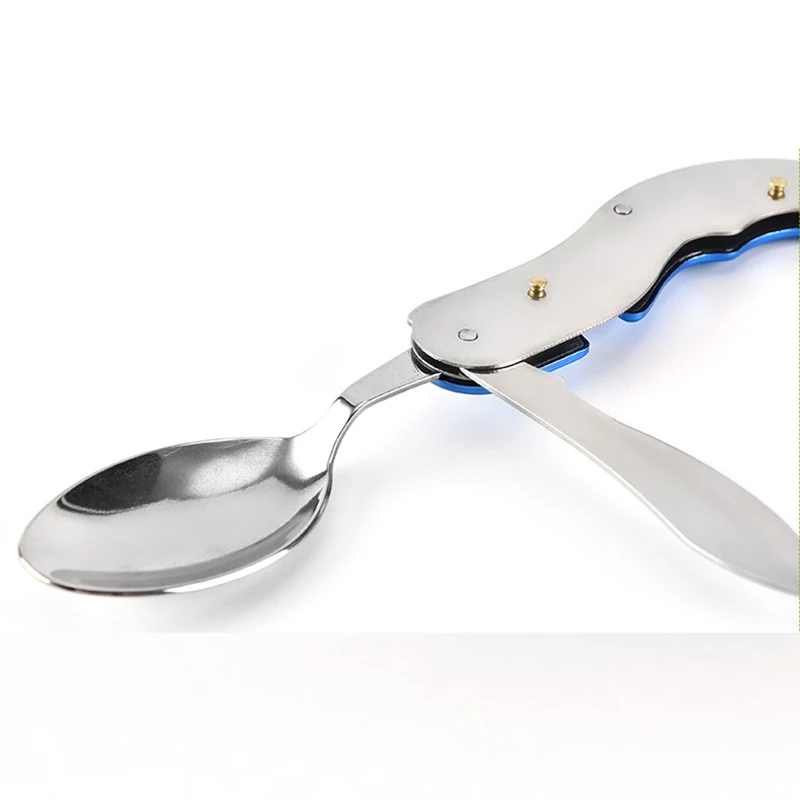 Camping Tableware Folding Spork Spoon Fork Knife Picnic Set Portable Tableware Travel Spoons Forks Knives Bottle Opener Outdoor Camping Tableware Folding Spork Spoon Fork Knife Picnic Set Portable Tableware Travel Spoons Forks Knives Bottle Opener Outdoor