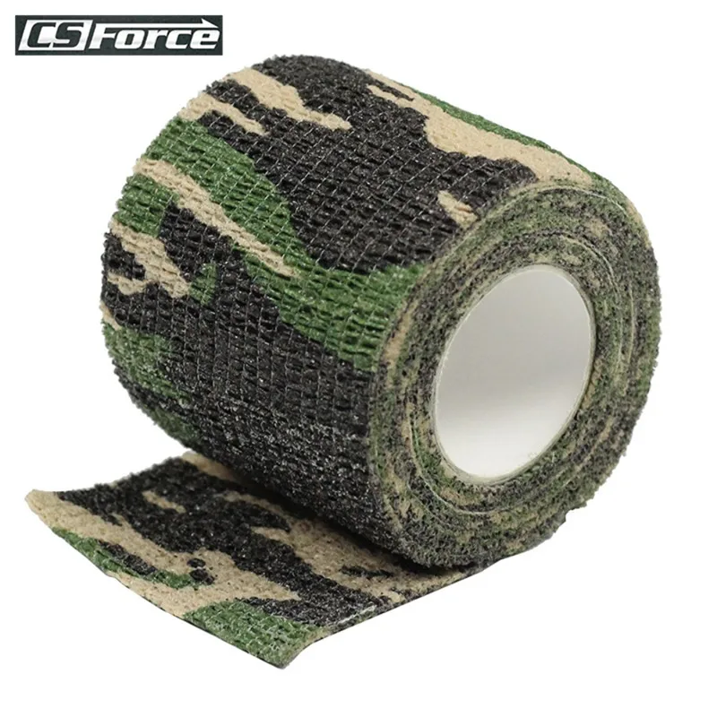 Elastic Stealth Military Waterproof Hunting Camouflage Tape For Gun