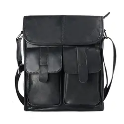 Joyir Мужская натуральная кожа портфель сплошной цвет для отдыха деловая сумка для человека большая емкость простой мягкий Офисные Сумки для