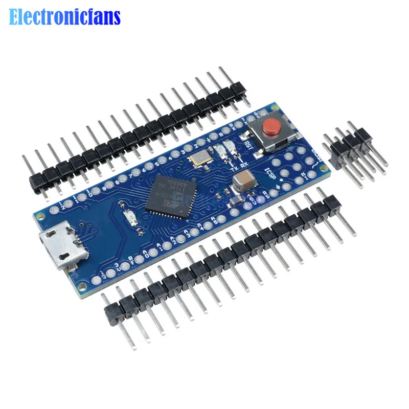Плата Pro Micro ATmega32U4 5 в 16 МГц модуль замены Mini ATmega328 4 канальный микроконтроллер с