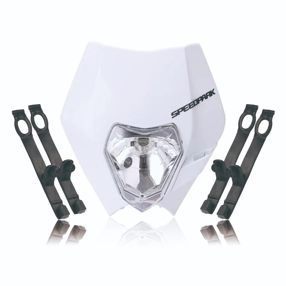 4 color Motorcycle Dirt Bike Motocross Supermoto Universal Headlight Fairing KTM SX EXC|exc|exc ktmexc headlight |
