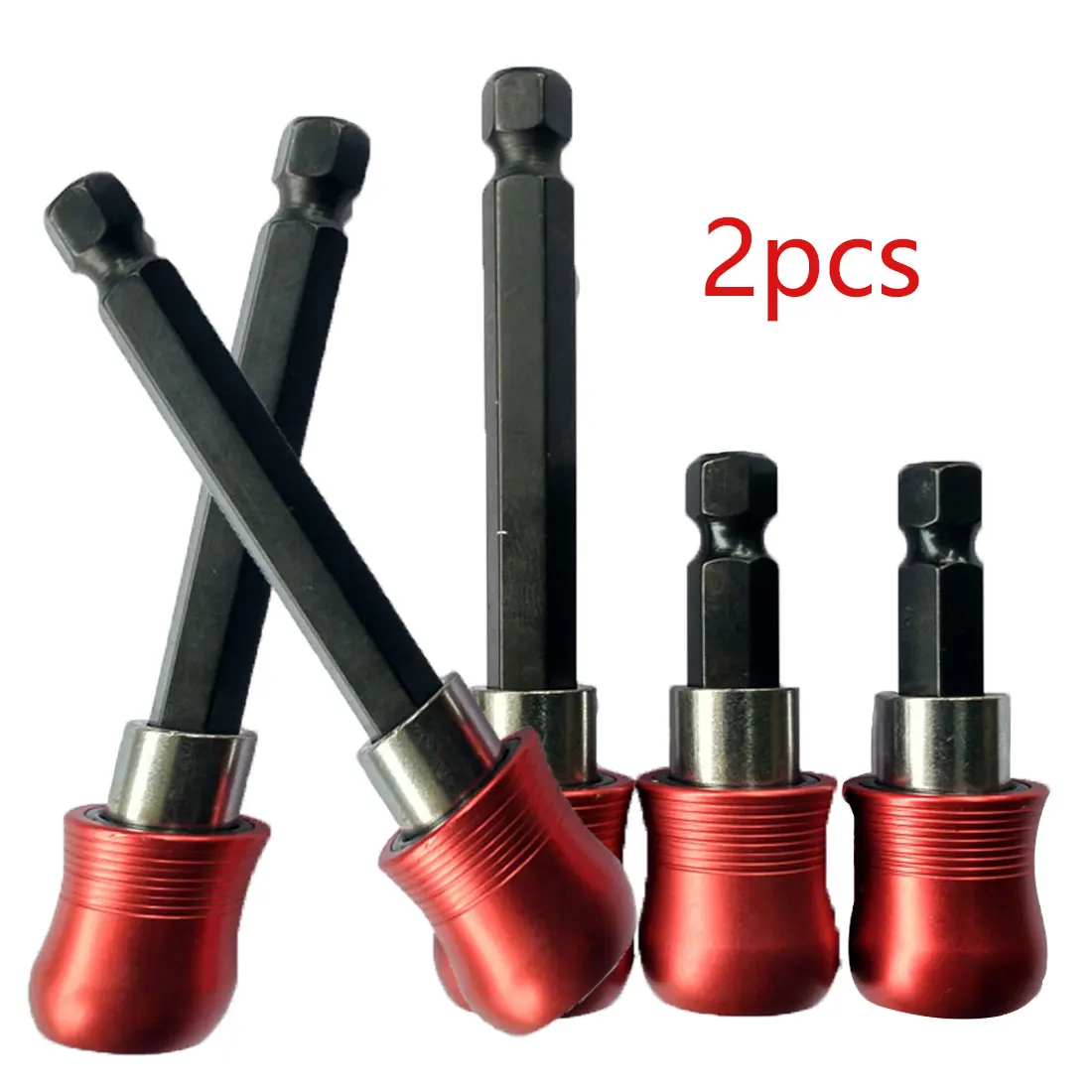 2pcs Hex Shank Drywall Screw Bit Holder Drill Screw Tool 1/4" Shank Precision Electric