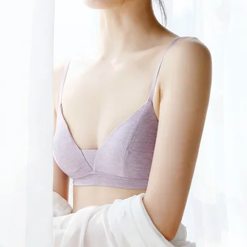 

Maiden seamless thin bras women summer simple Half cup seamless bras women lingerie underwear bra Yqy4003J