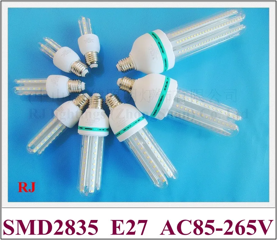 

aluminum+glass SMD 2835 LED corn bulb light lamp 3W 5W 7W 9W 12W 16W 24W 36W AC85-265V E27 CE ROHS 50PCS/box wholesale