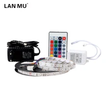 5M 300Leds Non-waterproof RGB Led Strip Light 2835 DC12V 60Leds/M Flexible Lighting String Ribbon Tape Lamp Home Decoration Lamp