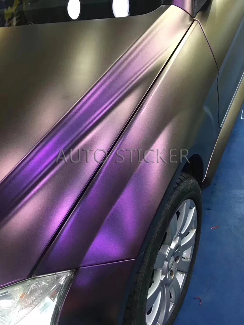metallic chameleon car wrap 33