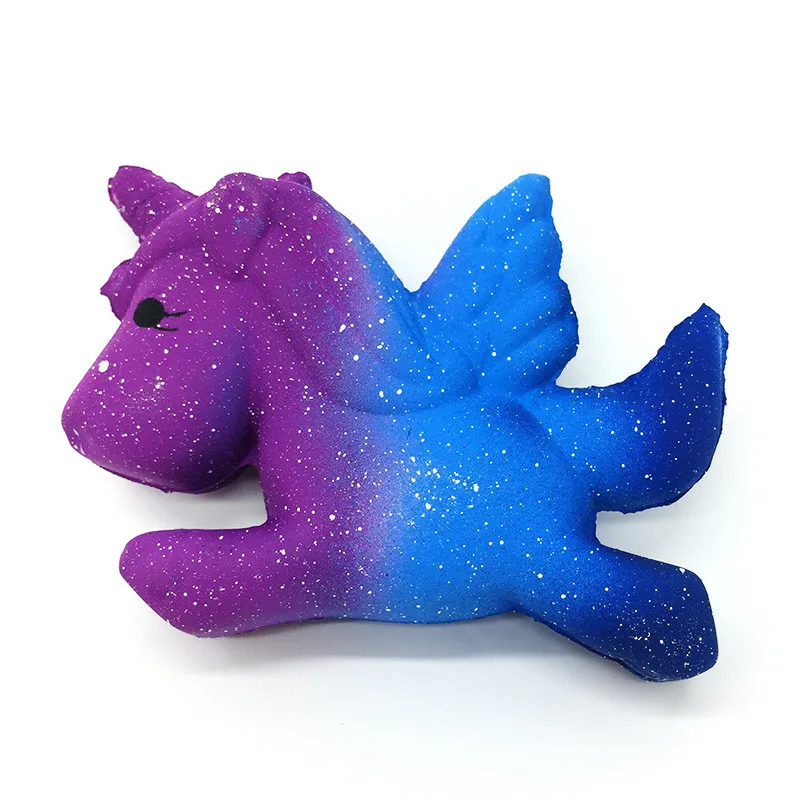Jumbo Kawaii Squishy Slow Rising Unicorn Soft Colorful Squishy Animal Big Squishy Squeeze Fun Antistress Toy For Children Adult 8