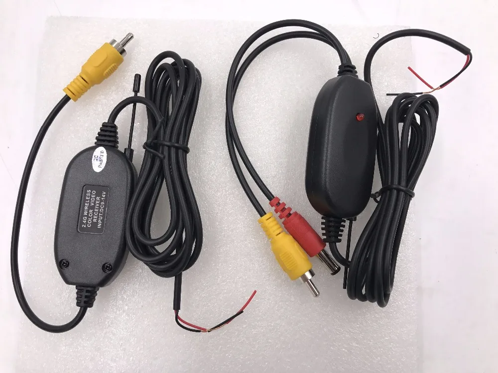 

this wire adapter for the rear view camera ,so make its wireless rear camera