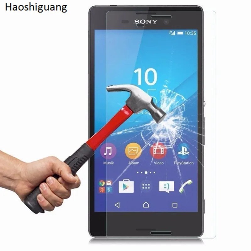 

For Sony Xperia M4 Aqua M4 E2303 Dual E2312 E2333 E2353 E2363 E2306 Tempered Glass Screen Protector Protective Gaurd Film Case
