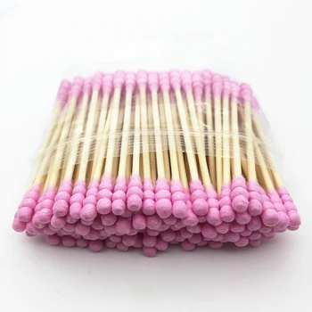 

100pcs/ Pack Double Head Cotton Swab Women Makeups Cotton Buds Tip For Medical Wood Sticks Nose Ears Cleaning Health Care Tools