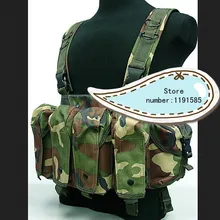 Открытый тактический ride AK мульти-с карманами для журналов Грудь rig carry cs жилет Лесной