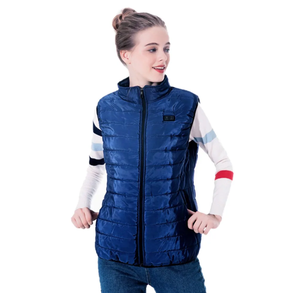 

2018 Outdoor Warm Electric Heated Clothing Riding Skiing Fishing USB Charging Electric Heated Vest Outdoor Keep Warm Accessories