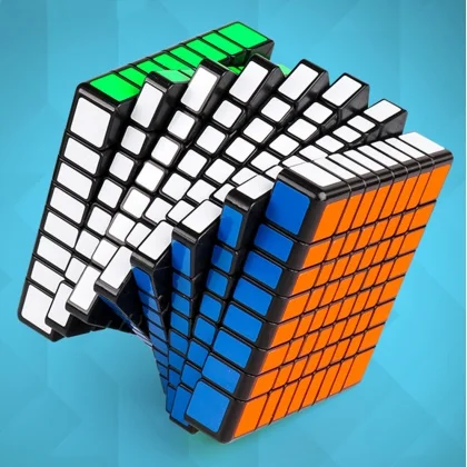 

MF8855 Mofang Jiaoshi MF8 8x8 Magic Cube puzzle for Brain Trainning - Colorful/Black
