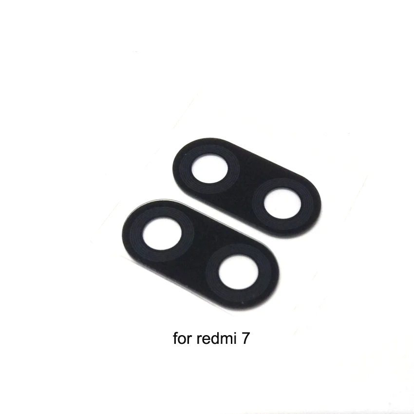 

2pcs For Xiaomi Redmi Note 7 Pro Back Rear Camera Glass Lens Cover with Sticker For Xiaomi Redmi 7 Repalcement
