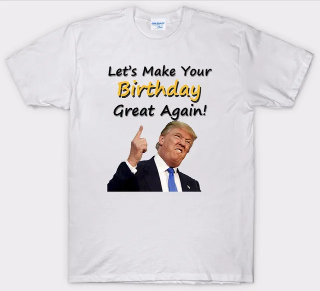 brand clothing men hipster birthday t shirt donald trump funny