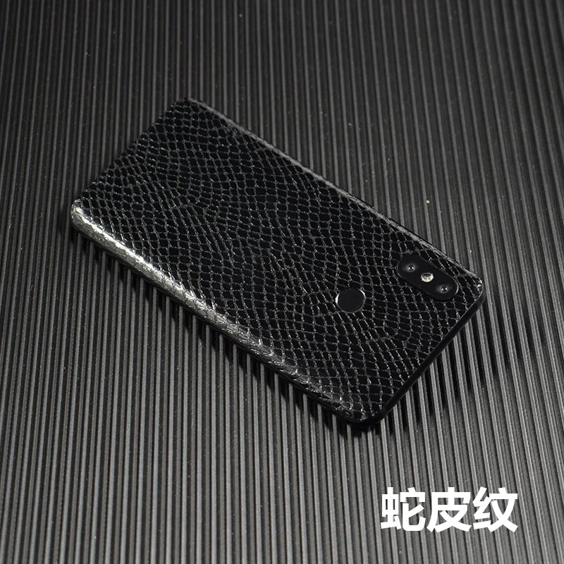 Декоративная задняя панель из крокодиловой змеиной кожи для Xiaomi 8 MI8 SE мобильного