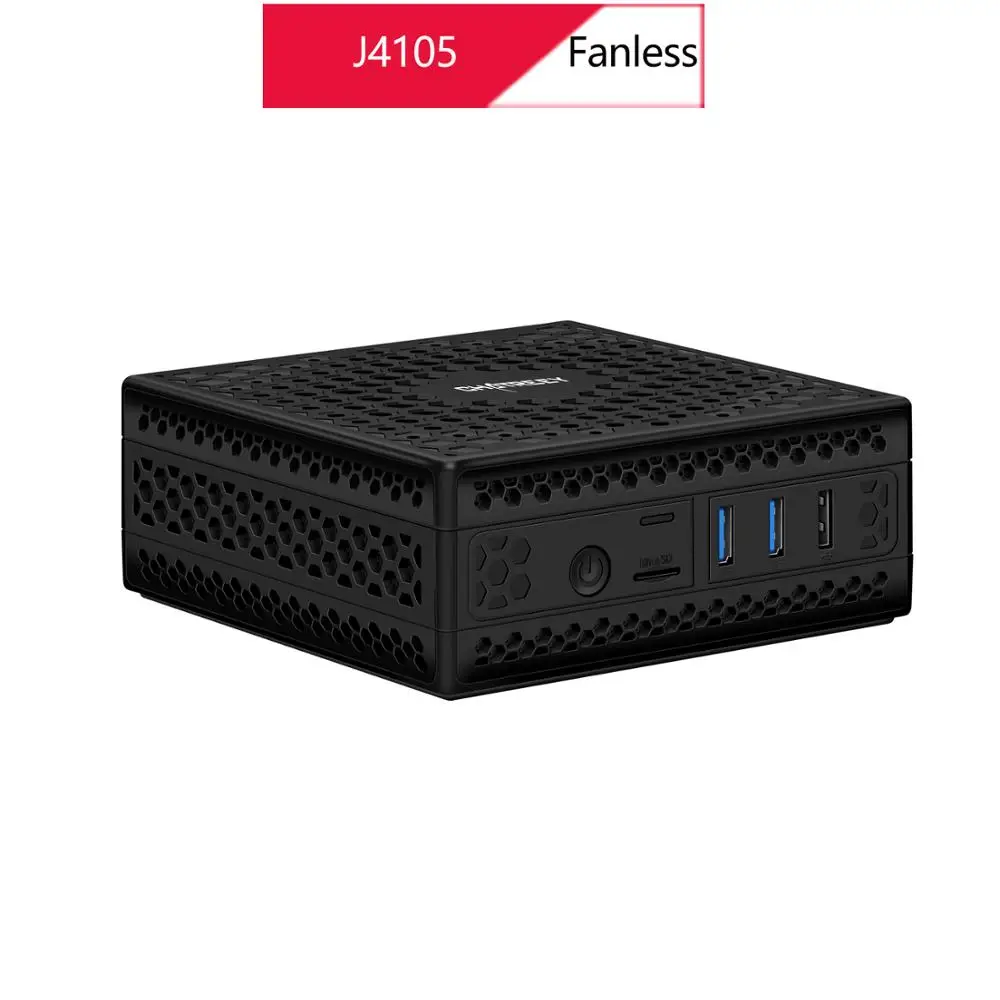 Chatreey AC1-Z sin ventilador mini pc Intel celeron j3455 j4105 quad core pantalla dual HDMI windows 10 linux HTPC computadora Chatreey AC1-Z sin ventilador mini pc Intel celeron j3455 j4105 quad core pantalla dual HDMI windows 10 linux HTPC computadora
