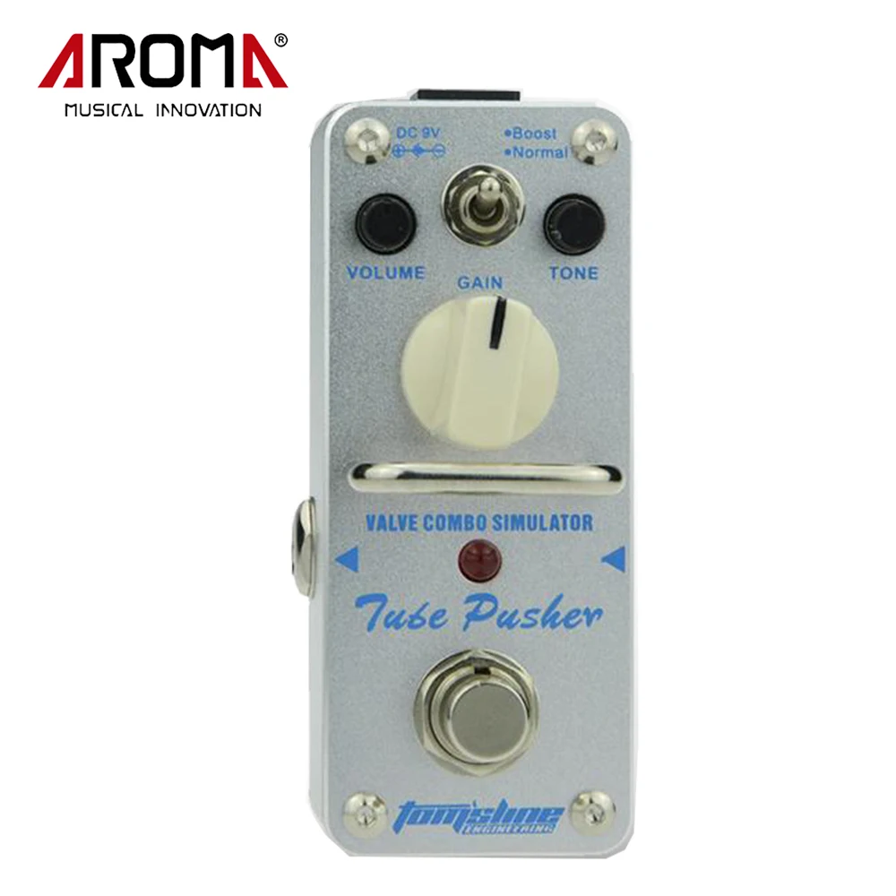 

AROMA ATP-3 Mini Single Guitarra Effect Pedal Tube Pusher Valve Combo Simulator Electric Guitar Effect Pedal