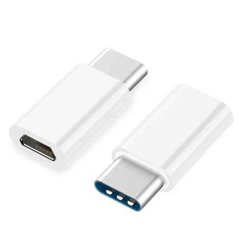 2 шт. USB-C к mi cro USB Адаптер преобразует Тип-C ввод mi cro USB зарядное устройство для Xiaomi mi 5 5S huawei p10 nova zte axon 7 nubia