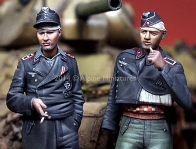 

1/35 Scale Models German tank crew WWII Resin Model Free Shipping