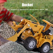 1:24 RC экскаватор грузовик 5 каналов RC трактор экскаватор легкий удобный прочный использование экскаватор на дистанционном управлении строительный грузовик игрушка