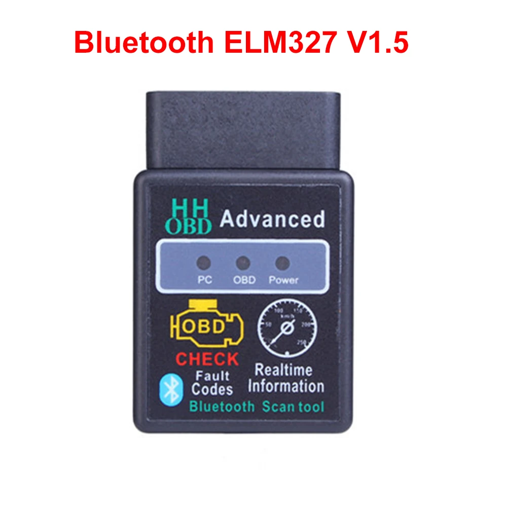 Snbgyw HH OBD ELM327 Bluetooth V1.5 OBD2 ELM 327 В 1.5 автомобилей диагностический сканер для Android PC OBDII CAN BUS диагностический инструмент DY136