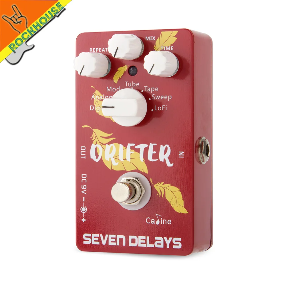 

Caline Digital Delay Guitar Effects Pedal 7 Delay Modes Delay Pedal Analog Mod Tube Tap Sweep Lofi Deday Free Shipping