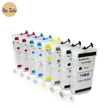 

hisaint Compatible refillable ink cartridge for HP70 for hp 70 Z2100 Z5200 DesignJet Fa with ARC chip