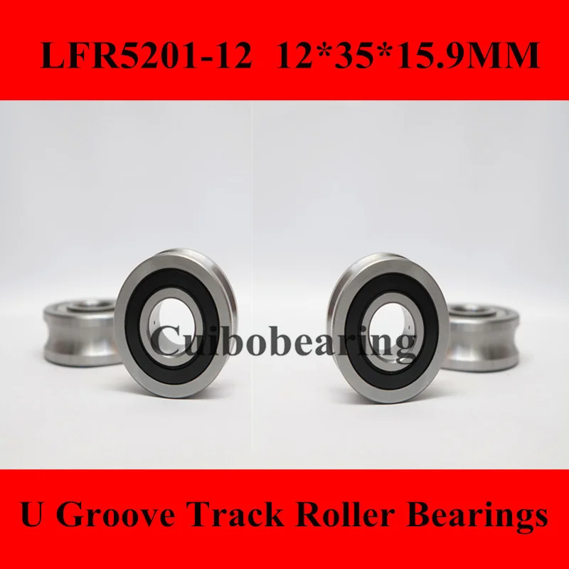 

LFR5201-12 Groove Track Roller Bearings LFR5201 size:12*35*15.9 (Rubber Seal)
